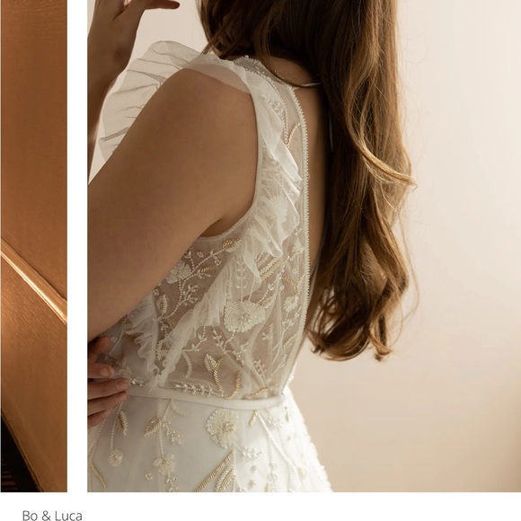 Bo and Luca size 8 Taylor gown. Purchased at sample sale, doesn’t fit properly. - Picture 4 of 6